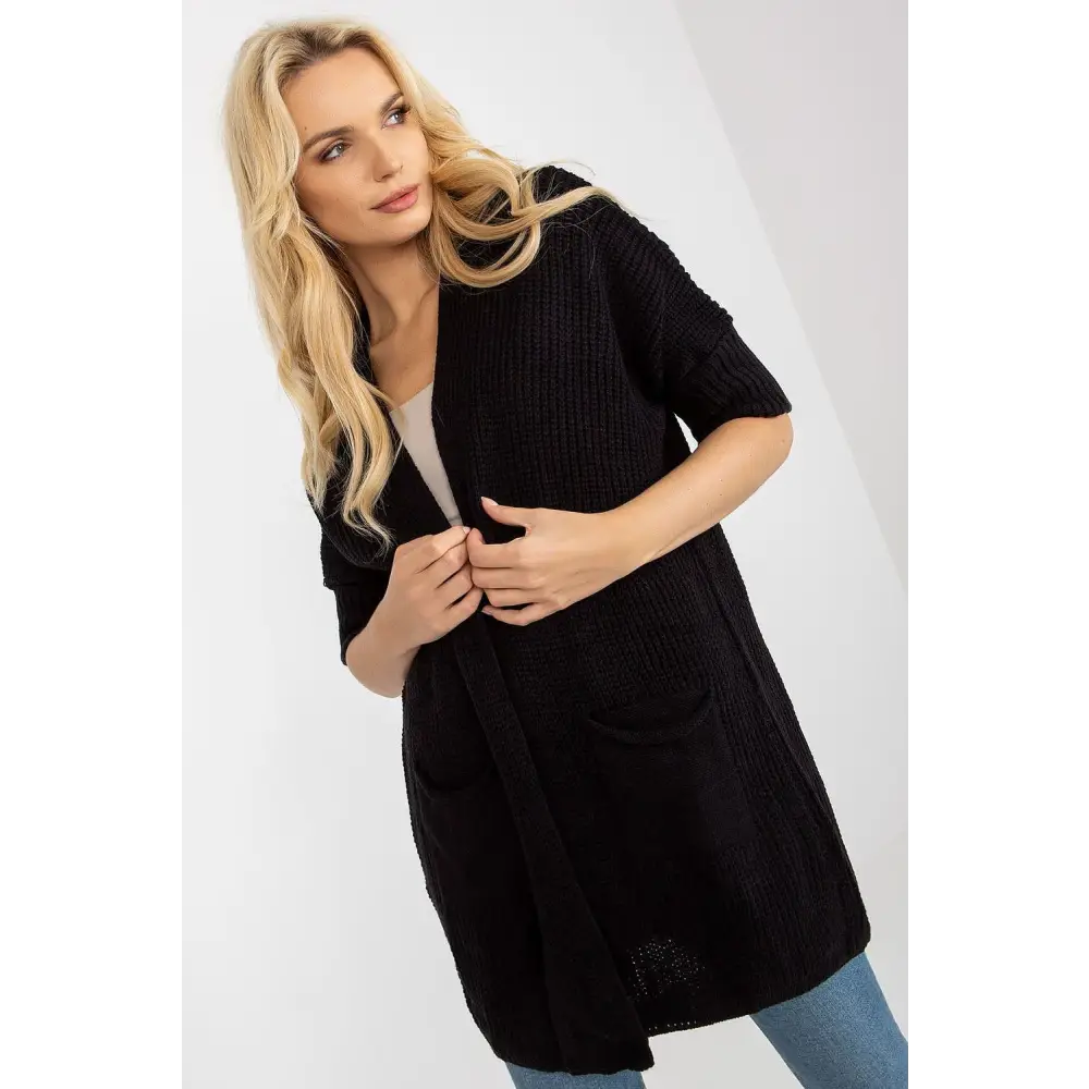 Cardigan rue paris - black / one-size-fits-all