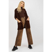 Cardigan rue paris - brown / one-size-fits-all