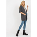 Cardigan rue paris - grey / one-size-fits-all