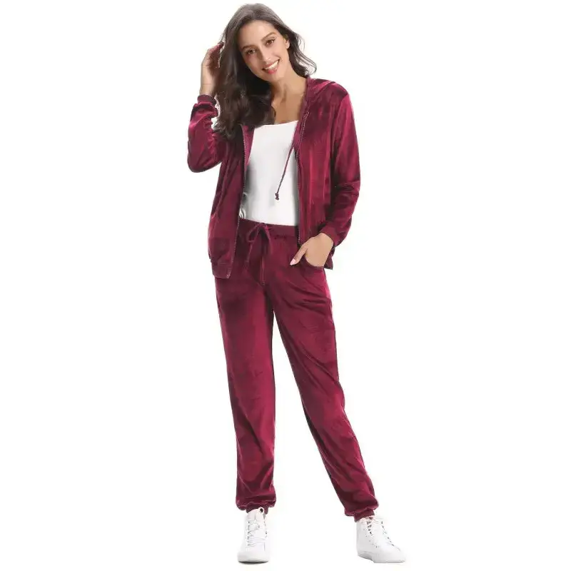 Casual/ comfortable and stylishwomen&#39;s velvet suit Nexellus