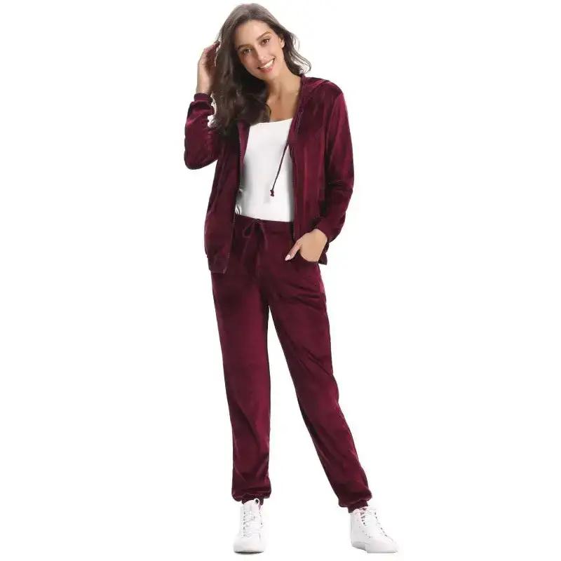 Casual/ comfortable and stylishwomen&#39;s velvet suit Nexellus