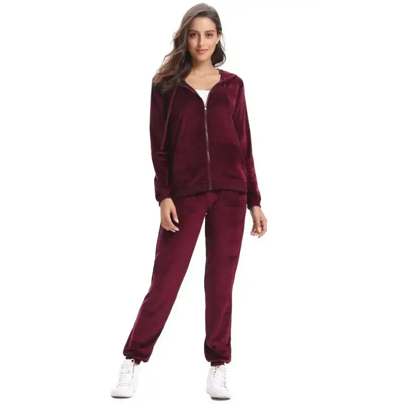 Casual/ comfortable and stylishwomen&#39;s velvet suit Nexellus