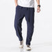 Casual Cotton Linen Radish Trousers Plus Size Fashion Men's Linen Casual Pants Nexellus