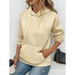 Casual long sleeve solid color hooded sweatshirt Nexellus