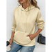 Casual long sleeve solid color hooded sweatshirt Nexellus