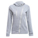 Casual turn-down collar zipper button design hoodie for women Nexellus