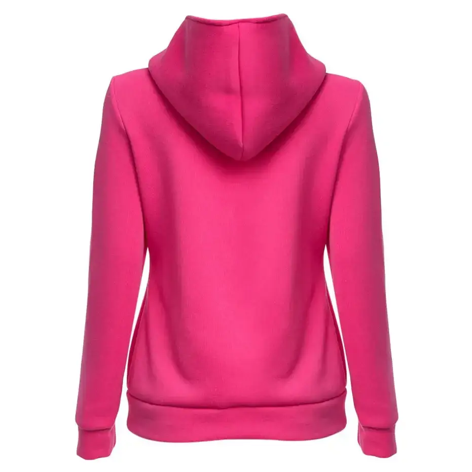 Casual turn-down collar zipper button design hoodie for women Nexellus