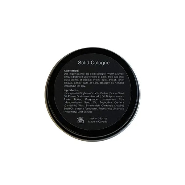 Cedar tobacco solid cologne - cedar tobacco | vegan all