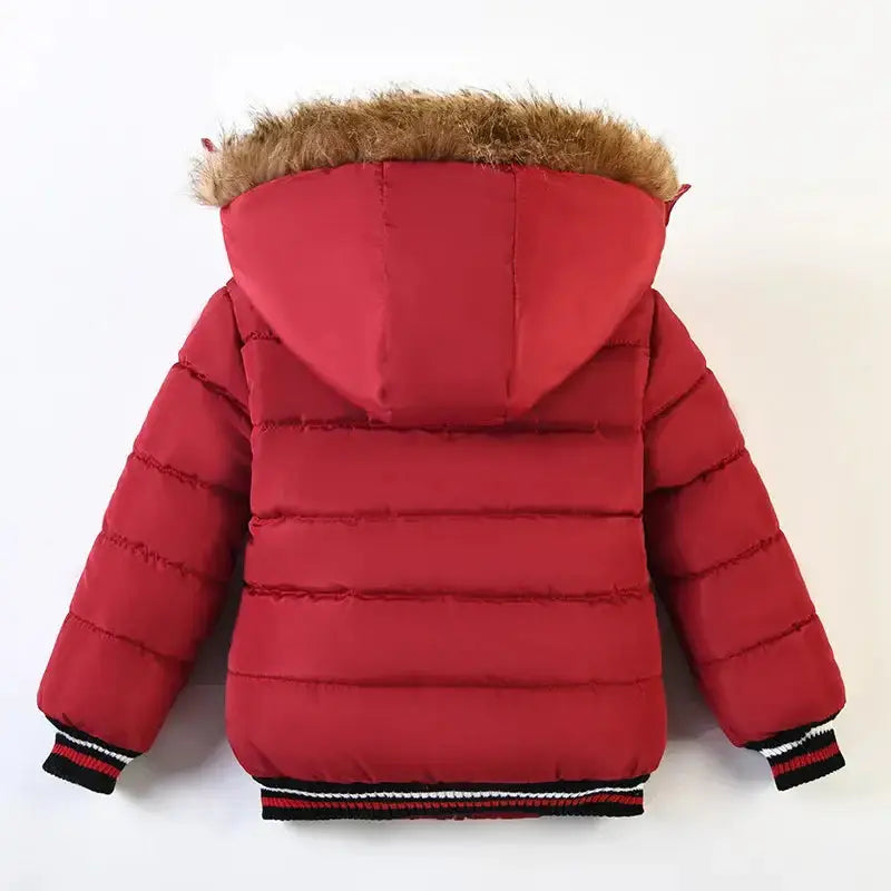 Children Boys Fur Hooded Coat 2y to 6y Nexellus