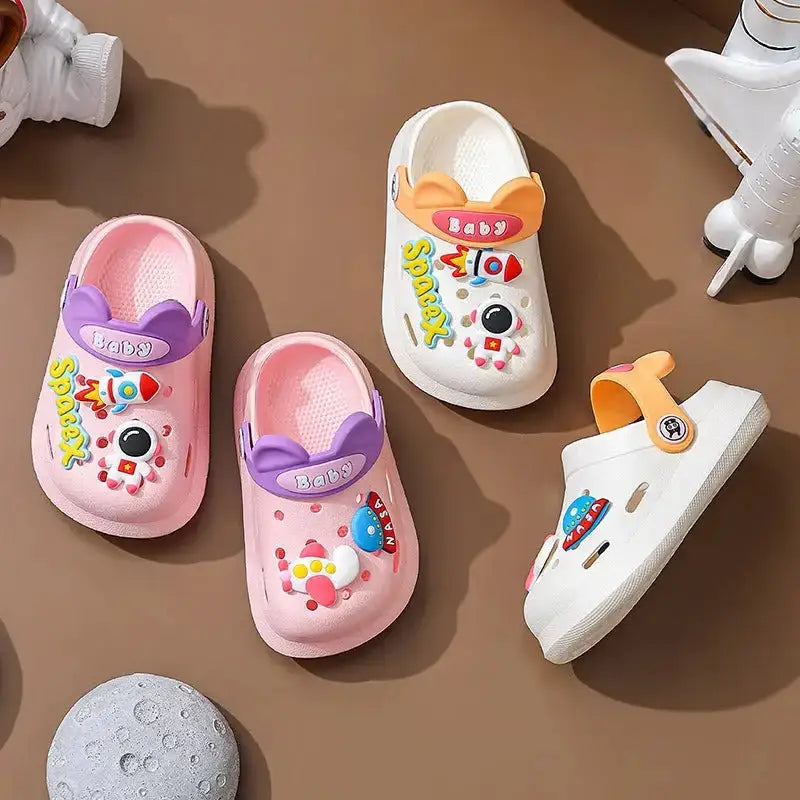 Children slippers summer baby non slip soft soled sandals small and Nexellus