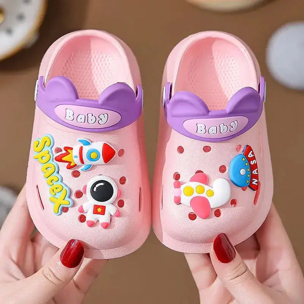 Children slippers summer baby non slip soft soled sandals small and Nexellus