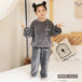 Children's embroidered coral fleece pajama set Nexellus