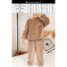 Children's embroidered coral fleece pajama set Nexellus