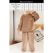 Children's embroidered coral fleece pajama set Nexellus