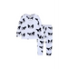 Children's eyelash cloud print brushed children's homewear cotton set Nexellus