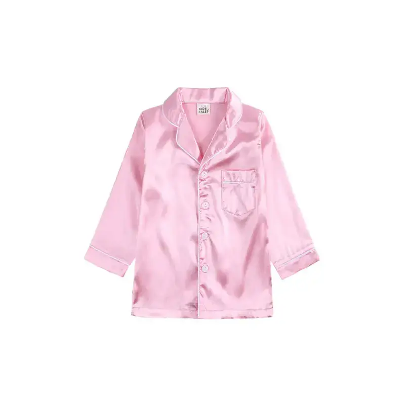 Children's satin long sleeve home pyjama sets Nexellus