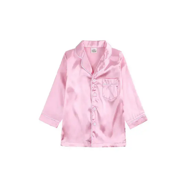 Children's satin long sleeve home pyjama sets Nexellus