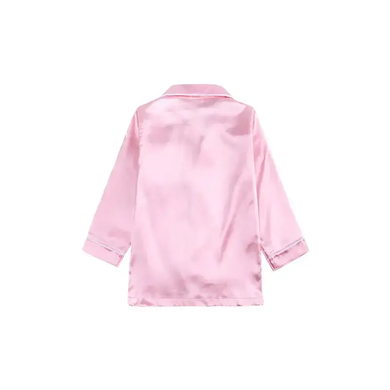 Children's satin long sleeve home pyjama sets Nexellus