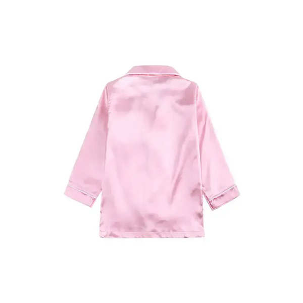 Children's satin long sleeve home pyjama sets Nexellus