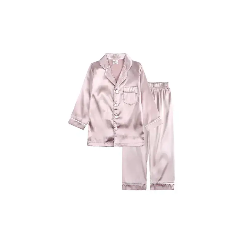 Children's satin long sleeve home pyjama sets Nexellus