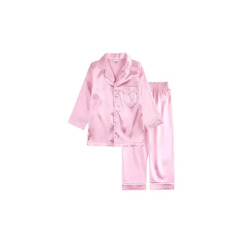 Children's satin long sleeve home pyjama sets Nexellus