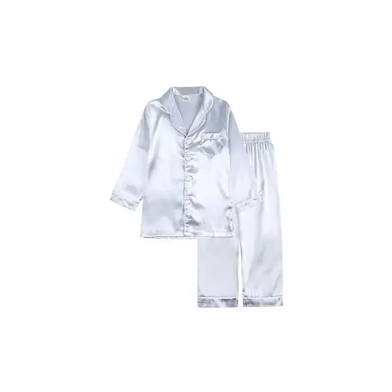 Children's satin long sleeve home pyjama sets Nexellus