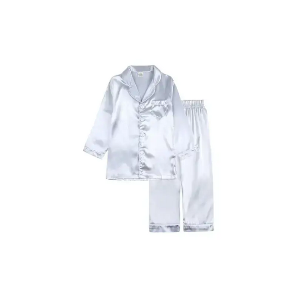 Children's satin long sleeve home pyjama sets Nexellus