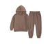 Children's thickened brushed warm long-sleeved trousers hooded Nexellus