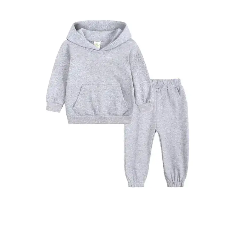 Children's thickened brushed warm long-sleeved trousers hooded Nexellus