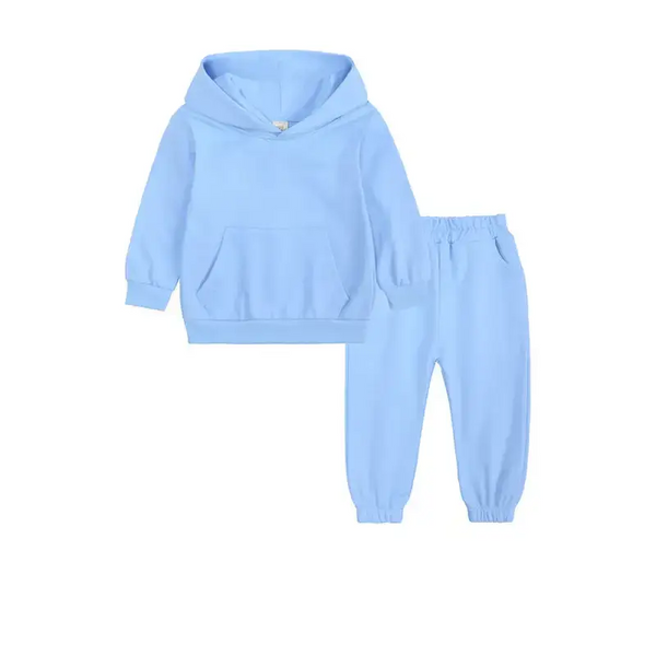 Children's thickened brushed warm long-sleeved trousers hooded Nexellus