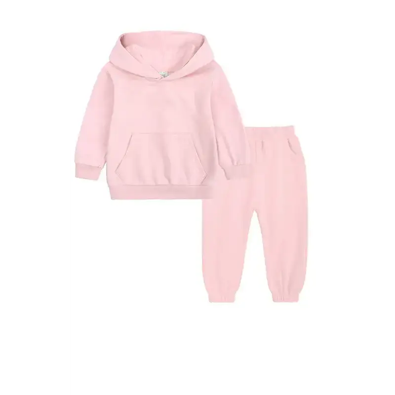 Children's thickened brushed warm long-sleeved trousers hooded Nexellus