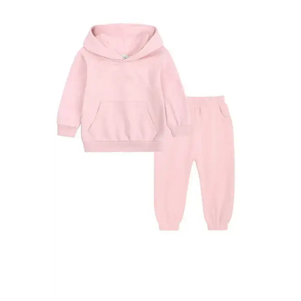 Children's thickened brushed warm long-sleeved trousers hooded Nexellus