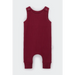 Claret red dungarees