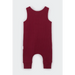 Claret red dungarees