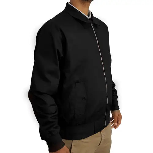 Classic vintage harrington jacket - Black / 5XL