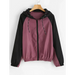 Color block zip up windbreaker Nexellus