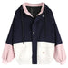 Color blocking hooded corduroy jacket Nexellus