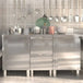 Commercial kitchen cabinets 3 pcs stainless steel Nexellus