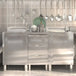 Commercial kitchen cabinets 3 pcs stainless steel Nexellus