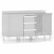 Commercial kitchen cabinets 3 pcs stainless steel Nexellus