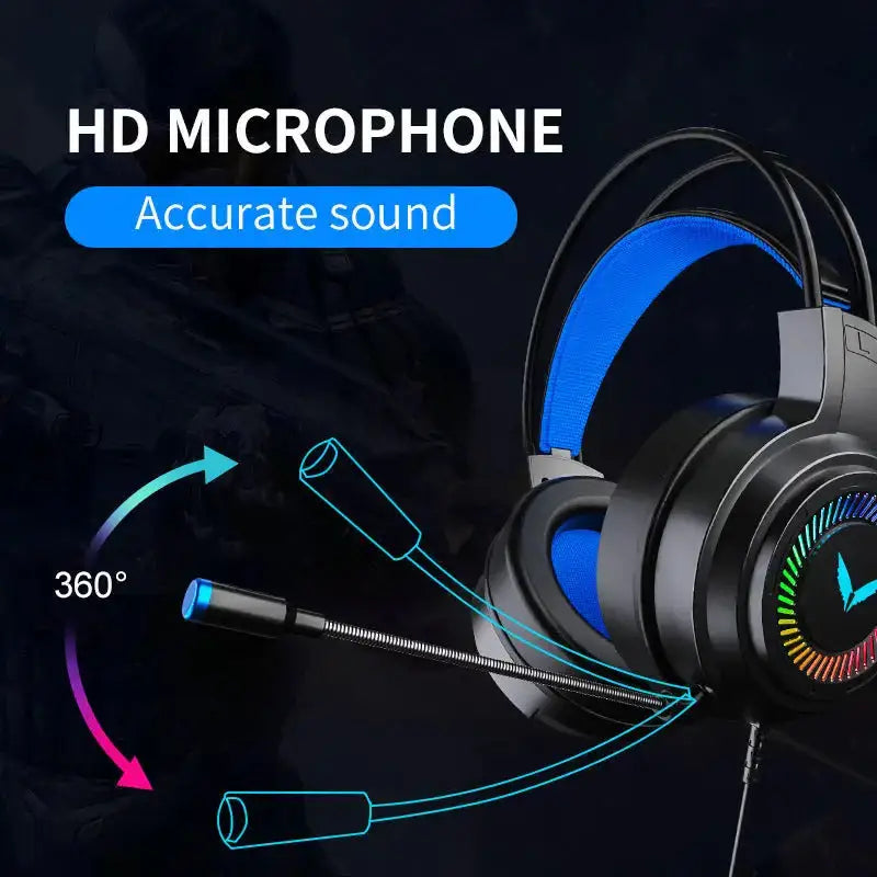 Computer headset 7.1 channel wired headset g58 head-mounted game with Nexellus