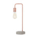 Copper industrial lamp with stone base - Lighting