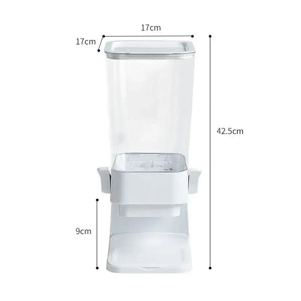 Countertop cereal dispenser indispensable dry food dispenser Nexellus