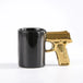 Creative ceramic cup gold silver pistol cup gun handle mug Nexellus