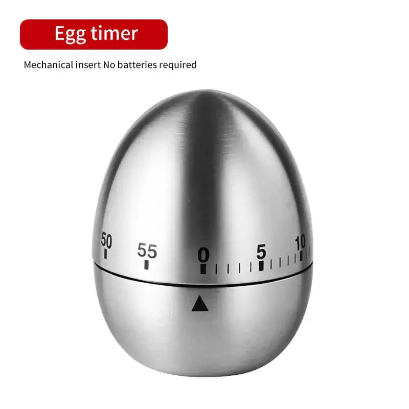 Creative stainless steel kitchen timer egg apple timer mechanical Nexellus