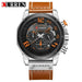 Curren quartz watches men leather wrist watch Nexellus