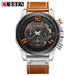 Curren quartz watches men leather wrist watch Nexellus