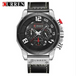 Curren quartz watches men leather wrist watch Nexellus