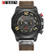 Curren quartz watches men leather wrist watch Nexellus