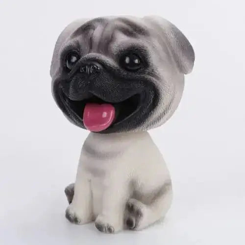 Cute doll decorations in the car, resin bobblehead dog animal bulldog, Nexellus